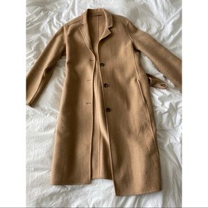 GAP camel wool blend pea coat size L
